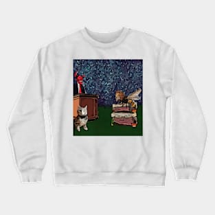 watercolor sandwich lion bee demon court Crewneck Sweatshirt